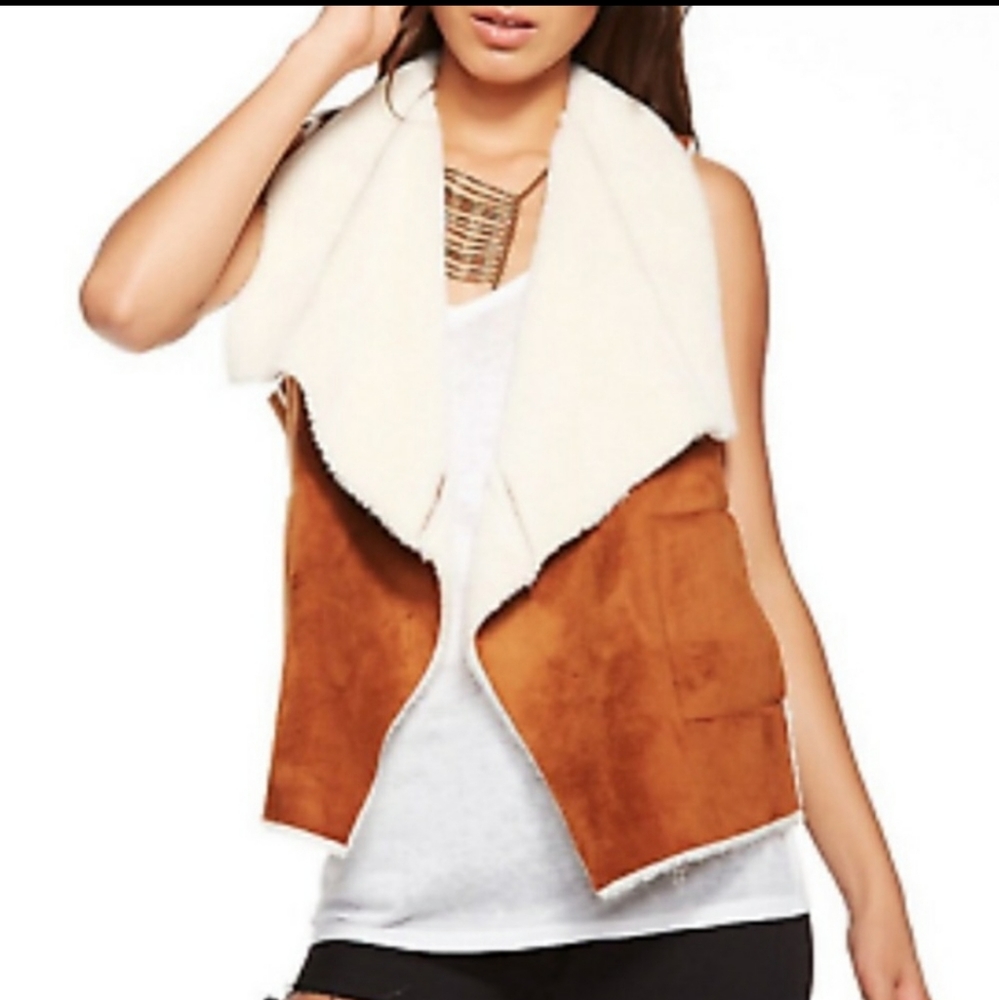 Chaser Faux fur/ Suede vest
